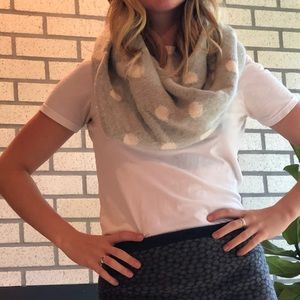 Polka Dot Circle Scarf